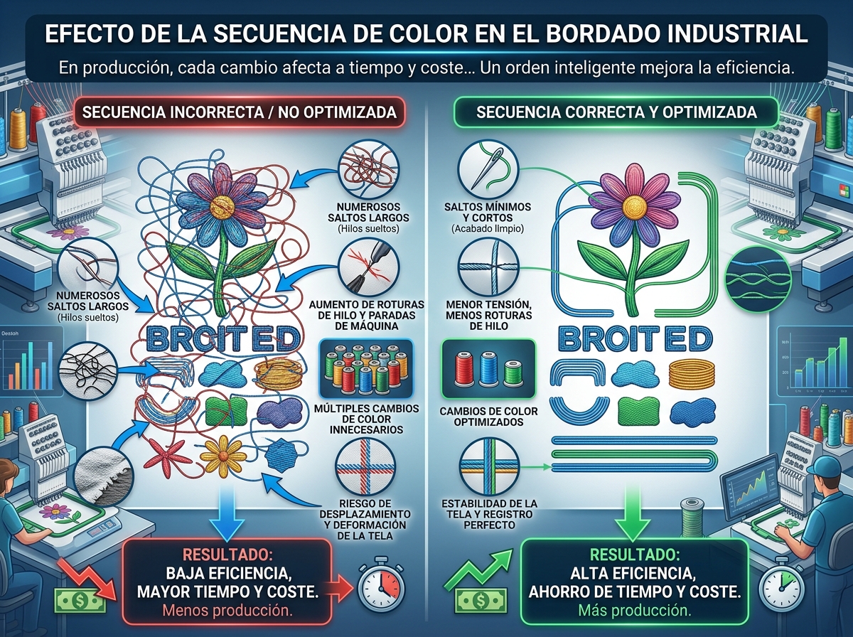 Secuencia de colores